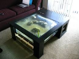 15 Super Cool And Unique Terrarium Coffee Table Ideas That Look Great Fish Tank Coffee Table Aquarium Coffee Table Creative Coffee Table