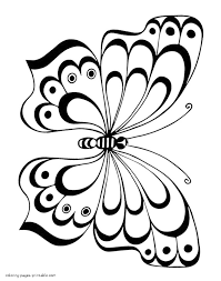 Butterfly coloring pages for girls. Butterfly Colouring Pages For Kids Coloring Pages Printable Com