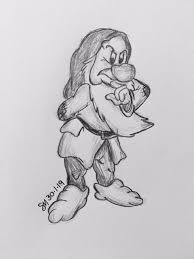 Drawing Of Grumpy Tekenen