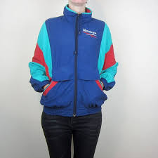 Vintage 80 S Reebok Retro Coupe Vent Veste Bloc De Etsy Reebok Retro Vintage Fashion Fashion