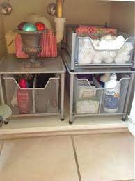 15 ways to organize under the bathroom sink dorm room storage bathroom sink storage under bathroom sink
