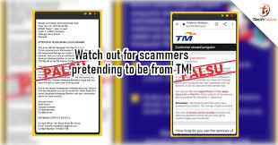 Bangunan tm shah alam, persiaran damai, seksyen 11, 40000 shah alam, selangor. Psa New Wave Of Scams Masquerading As Tm Have Been Surfacing Online Technave