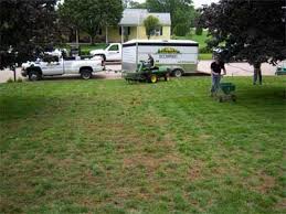 Yard maintenence, lawn mowing, garden maintenence The Benefits Of Aeration Overseeding In The Fall