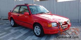 1989 ford escort xr3i red fsh 96k lovely car lots spent ready to enjoy 1989 ford escort xr3i red fsh 96k