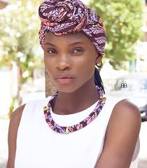 Maisha collier en tissu africain