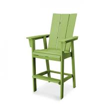 Rated 5 out of 5 stars. Polywood Modern Adirondack Bar Chair