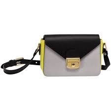Sac Porte Travers Le Pliage Heritage Tricolore Sacs Longchamp Galet Noir Jaune Longchamp Belgie Belgique Belgie