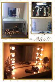 Mount the mirror and the light strips with the hardware. Pin By Julissa Rodriguez On Makeup Vanity Ideas Diy Vanity Mirror Diy Vanity Mirror With Lights Diy Makeup Vanity