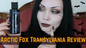 The reply to the question ''does black hair dye fade'' yes! Arctic Fox Transylvania Semi Permanent Hair Dye Review Youtube