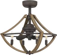 It's perfectly sized to cool medium and large spaces, and you get to choose a remote control option: Quoizel Shr3123rk Shire Modern Rustic Black Ceiling Fan Quo Shr3123rk