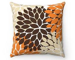 Brown/orange pillow cover 18 x 18/12 x 20，throw pillow case for lumbar pillowcases，sofa car cushion cover home decor，bedding. Brown Couch Pillow Etsy