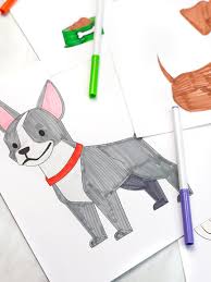 Popular boston terrier coloring page 66 7447. Puppy Coloring Pages For Kids