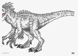 In the film, a t. Indominus Rex Coloring Pages Hd Png Download Transparent Png Image Pngitem
