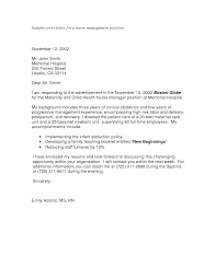 Sample Cover Letter For Applying A Job
