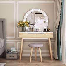 Briaca Vanity Set With Stool And Mirror Di 2021 Meja Rias Rumah Ide Kamar Tidur