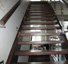 Open Riser 2 5 Thick Treads Jatoba Wood Step Lighting Stairways Stairs