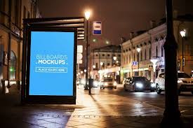 Billborad Mockup At Night 63 By Mockups World On Creativemarket Mockup Business Infographic Billboard Mockup