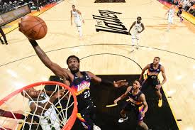 The team that wins the series is awarded the larry o'brien championship trophy, which replaced the walter a. Deandre Ayton Joins Elite Company As Suns Beat Bucks In Game 1 Of Nba Finals Arizona Desert Swarm
