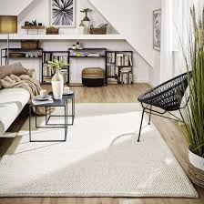 Tullen Handweb Teppich Von Kibek In Weiss 250 X 300 Cm Aus Wolle In Handarbeit Fur Sie Gefertigt Haus Haus Deko Teppich