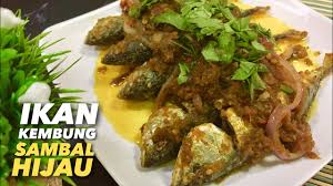 4 ulas bawang merah (saiz syiling 20sen). Ikan Kembung Sambal Hijau Youtube