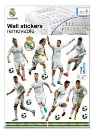 Fifa 21 real madrid goalkeepers. Real Madrid Wandaufkleber 16 Spieler 2 Aufkleberbogen Internet Sportclubs