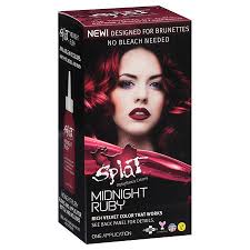 Splat Hair Color Complete Kit 1 0 Ea In 2020 Splat Hair Color Dyed Red Hair Splat Midnight Hair Color