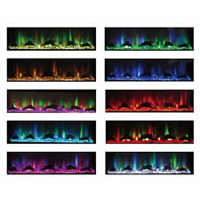 Starting at msrp $ 599 cad. Touchstone 80030 Valueline 42 Recessed Wall Electric Fireplace 42 Wide Logset Crystal 1200w Heat Black 10 Color Touchstone Home Products Inc