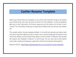 Click the fields and add your data. Cashier Resume Template Pdf