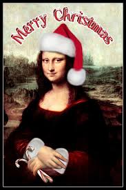 Merry Christmas Mona Lisa Digital Art By Gravityx9 Designs Mona Lisa Art Parody Merry
