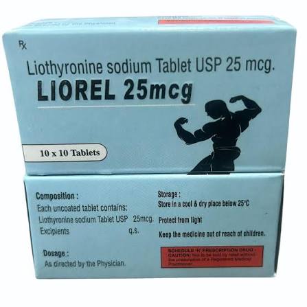 LIOREL 25 MCG LIOTHYRONINE SODIUM TABLET USP, Packaging size: 10 tablets at ₹ 1020/box in Nagpur