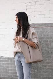 The fluid contours create a refined and timeless signature bag. Polene Le Cabas Tote Review Mademoiselle A Minimalist Fashion Blog