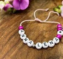 Bracelet Macrame With Name Miracle Beads Acrylic ...