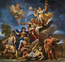 As alegorias ajudam os leitores a compreender a intenção e a mensagem do autor. Alegoria Da Forca De Luca Giordano Tela Para Quadro Na Santhatela