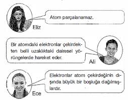9 Sinif Kimya Atom Modelleri 2 Testi Coz