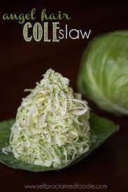 Nutrition facts for fresh express angel hair cole slaw. Angel Hair Coleslaw With Dressing Recipe Self Proclaimed Foodie