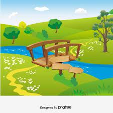 Cartoon Picnic Pilgrimage Background River Bridge Cartoon Vector River Vector Bridge Vector Png And Vector With Transparent Background For Free Download Cartoons Vector Cartoon Styles Cartoon