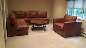 Custom 6 Bases And 9 Side Covers In Duran Mahogany Leather Lovesac Furniture Mahogany Leather Furniture Mall