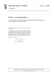 Wie soll ich mich verhalten ? Stellungnahme Des Senats Zum Jahresbericht 2000 Drs 14 1328 Manualzz