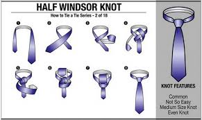The simple knot (oriental knot) tying instructions How To Tie A Necktie Tie Tying Chart 18 Ways To Tie A Neck Tie Visual Arm Academy