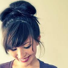 Wear this messy bun for those women with wavy and curly hair texture. Rock Those Side Swept Bangs Do It In Style 50 Ideas Hair Motive