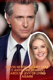 Gavin Newsom Speaks Out Against Carolyn Levy