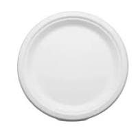 9-Inch Square Brown Bagasse Plate Bulk - Durable Disposable ...