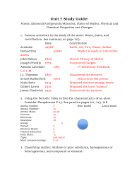 Unit 3 test tuesday : Unit 7 Study Guide Answ