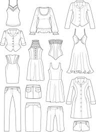 19 1 16 Week 3 Drawing Fashion Flats Fashion Design Template Fashion Design Sketches Fashion Illustration
