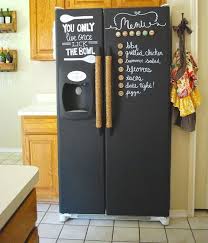Crafted from solid wood, it features decorative molding up top and a distressed finish to give it modern farmhouse appeal. 25 Cool Chalkboard Kitchen Decor Ideas Shelterness