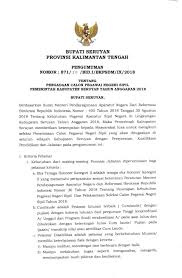 Video kali ini merupakan video informasi terbaru mengenai tenaga teknis dan administrasi bisa ikut cpns dan pppk tahun. Bkpsdm Seruyan Pengumuman Seleksi Pengadaaan Cpns Kabupaten Seruyan Tahun Anggaran 2018