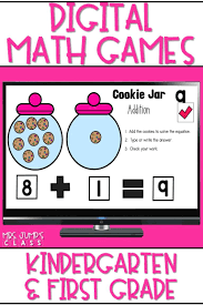 Interactive Digital Math Games For Kindergarten First Grade Kindergarten Math Games Math Games Science Videos For Kids