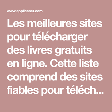 Les Meilleures Sites Pour Telecharger Des Livres Gratuits En Ligne Cette Liste Comprend Des Sites Fi Telechargement Telecharger Livre Livres Gratuits En Ligne
