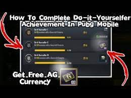 Easy Way To Complete Do It Yourselfer Achievement In Pubg Mobile L How To Complete Do It Yourself Youtube