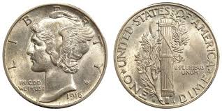 1916 S Mercury Silver Dime Coin Value Prices Photos Info